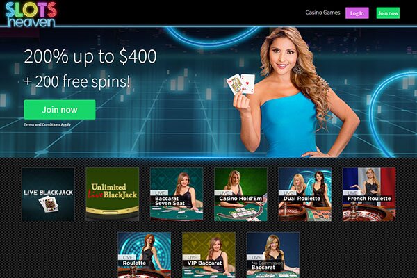 Slots Heaven NZ Live Casino
